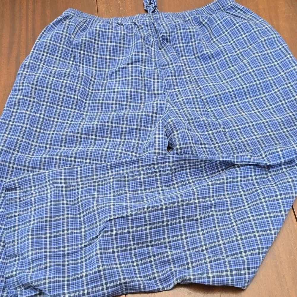 POLO by RALPH LAUREN Blue Plaid Pajama Pants Men's‎ Large